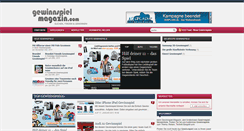 Desktop Screenshot of gewinnspiel-magazin.com