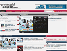 Tablet Screenshot of gewinnspiel-magazin.com